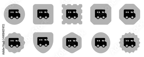Editable recreational vehicle vector icon. Vehicles, transportation, travel. Part of a big icon set family. Perfect for web and app interfaces, presentations, infographics, etc