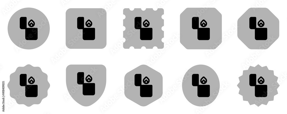 Editable lighter vector icon. Part of a big icon set family. Perfect for web and app interfaces, presentations, infographics, etc Editable lighter vector icon. Part of a big icon set family. Perfect for web and app interfaces, presentations, infographics, etc