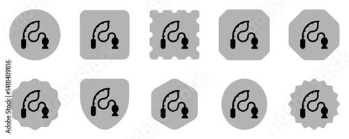 Editable fishing vector icon. Part of a big icon set family. Perfect for web and app interfaces, presentations, infographics, etc