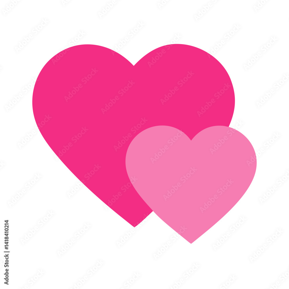 Vibrant Pink Heart Shape Symbolizing Love and Affection in a Playful Design Vibrant Pink Heart Shape Symbolizing Love and Affection in a Playful Design