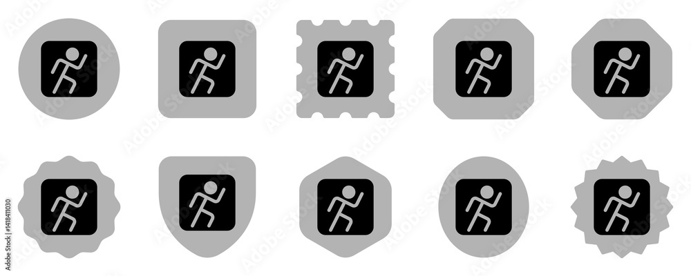 Editable running stick figure, action vector icon. Part of a big icon set family. Perfect for web and app interfaces, presentations, infographics, etc Editable running stick figure, action vector icon. Part of a big icon set family. Perfect for web and app interfaces, presentations, infographics, etc