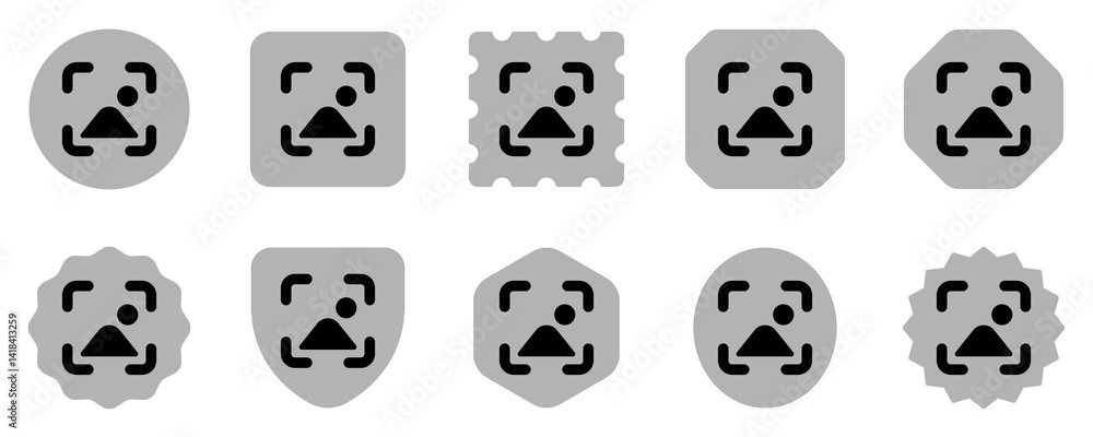 Editable vector screenshot, scan image icon. Part of a big icon set family. Perfect for web and app interfaces, presentations, infographics, etc Editable vector screenshot, scan image icon. Part of a big icon set family. Perfect for web and app interfaces, presentations, infographics, etc