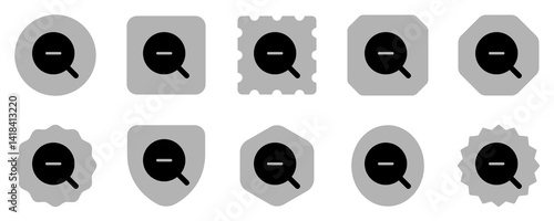 Editable vector zoom out icon. Part of a big icon set family. Perfect for web and app interfaces, presentations, infographics, etc