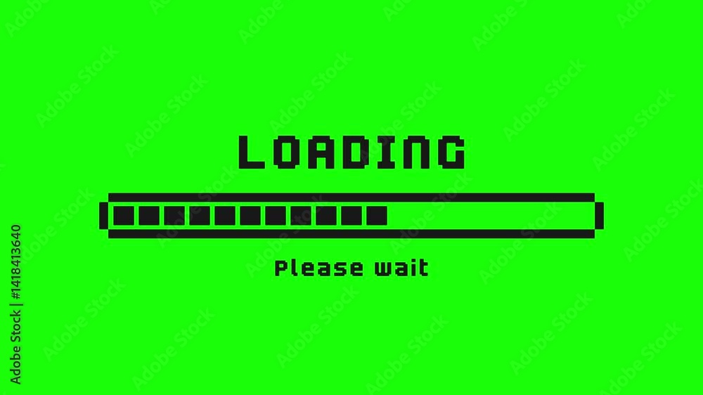 Loading pixel Animation. Loading pixel Animation.