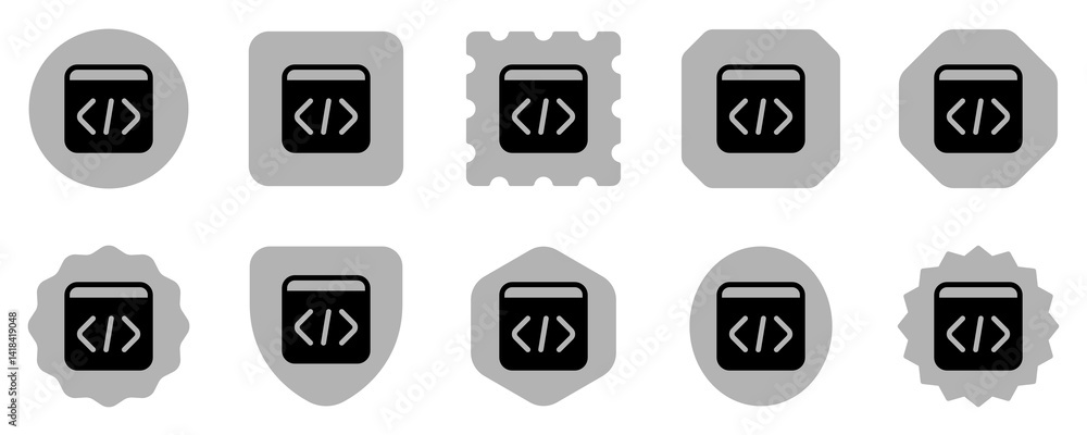 Editable vector web programming icon. Part of a big icon set family. Perfect for web and app interfaces, presentations, infographics, etc Editable vector web programming icon. Part of a big icon set family. Perfect for web and app interfaces, presentations, infographics, etc