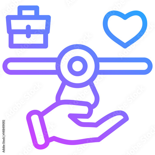 Work Life Balance Icon