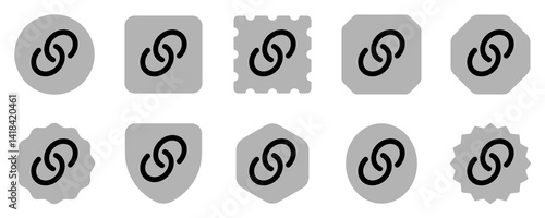 Editable vector link url chain icon. Part of a big icon set family. Perfect for web and app interfaces, presentations, infographics, etc