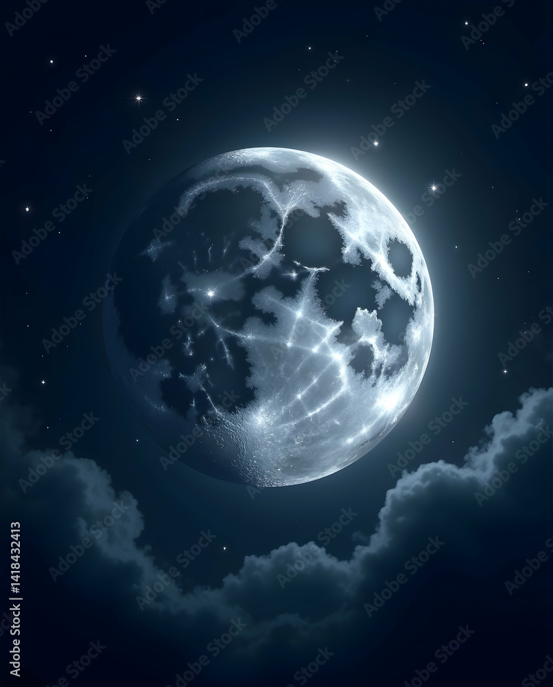 Obraz premium Happy New Moon