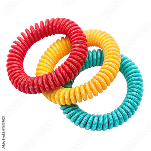 Colorful Mosquito Repellent Bracelets Effective Insect Protection for Outdoor Activities