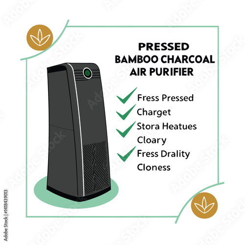 Bamboo Charcoal Air Purifier – Natural Odor Eliminator & Moisture Absorber for Home, Closet, Car & Pet Areas