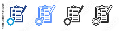 Testing icon set multiple style collection