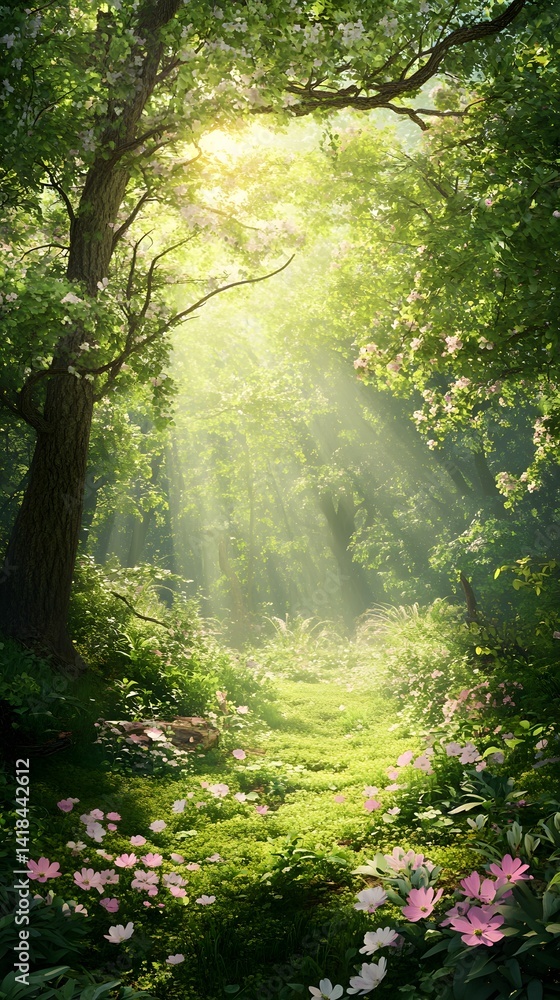 Obraz premium Detailed and realistic spring