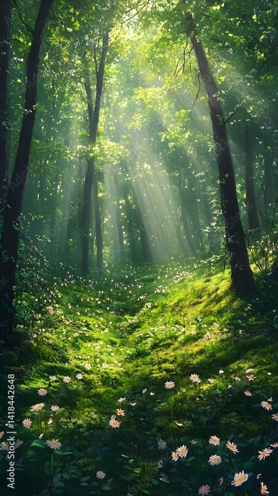 Obraz premium Detailed and realistic spring