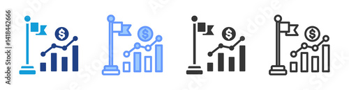 Ipo icon set multiple style collection