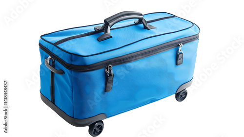 Obraz na płótnie Suitcases on White Background w salonie