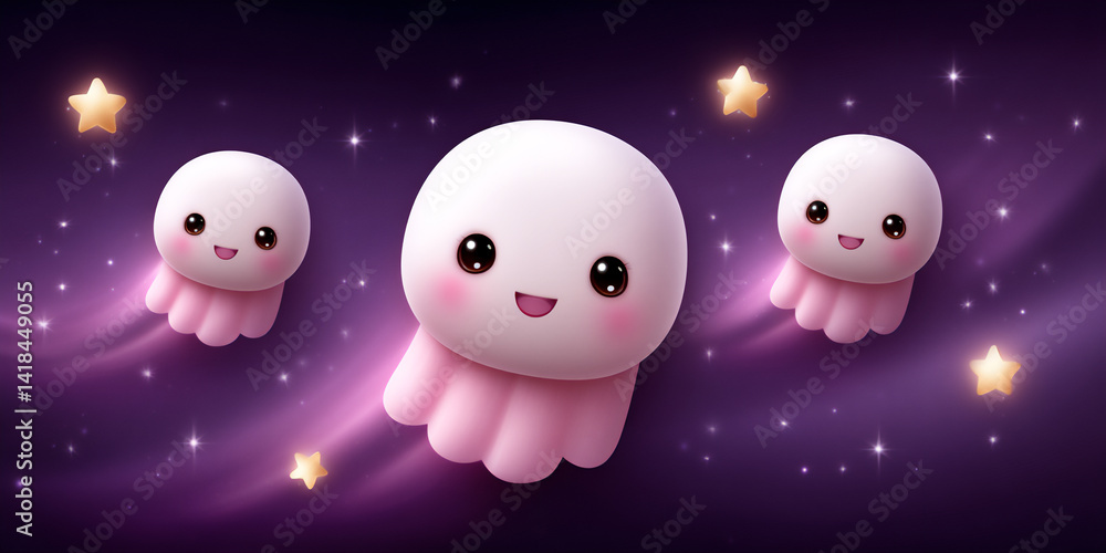 smiling comets cute wallpaper smiling comets cute wallpaper
