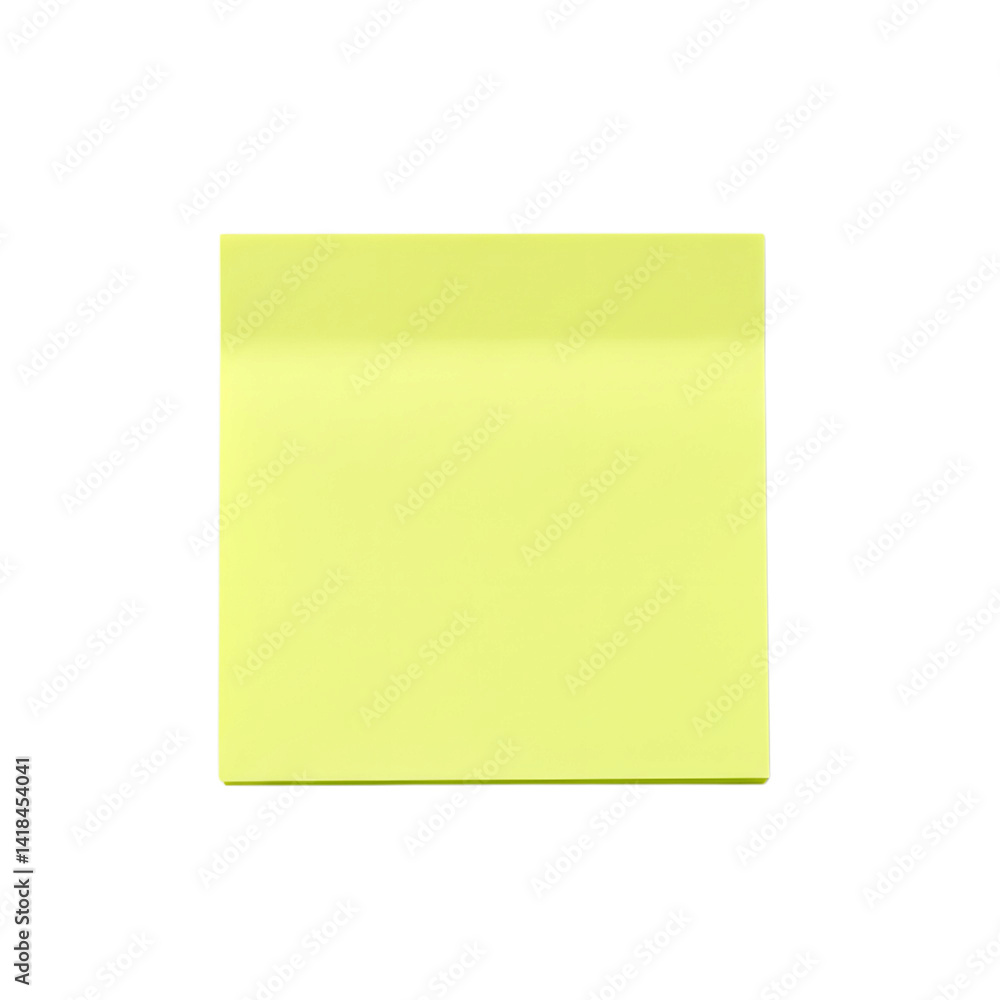 Stack of yellow sticky notes on a white background Stack of yellow sticky notes on a white background