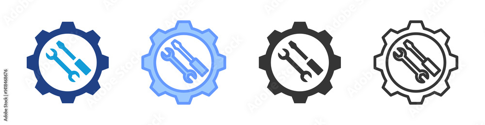 Maintain icon set multiple style collection Maintain icon set multiple style collection