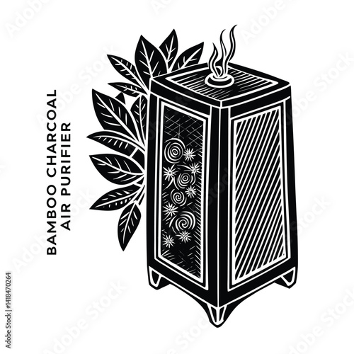 Bamboo Charcoal Air Purifier – Natural Odor Eliminator & Moisture Absorber for Home, Closet, Car & Pet Areas
