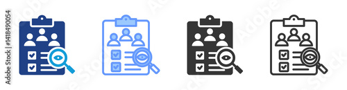 Control Group icon set multiple style collection