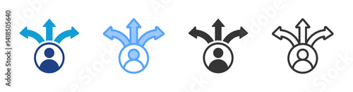 Flexibly icon set multiple style collection