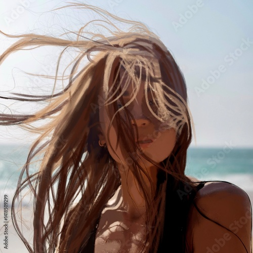 Wind Portrait,  great to hang on gyms