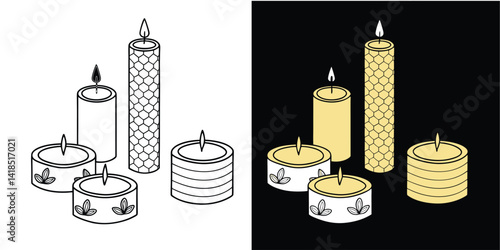 Beeswax Candles – 100% Natural, Handmade, Non-Toxic, Long-Lasting Aromatherapy Candles for Home & Relaxation