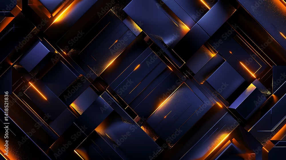abstract background with glowing squares and squares abstract background with glowing squares and squares