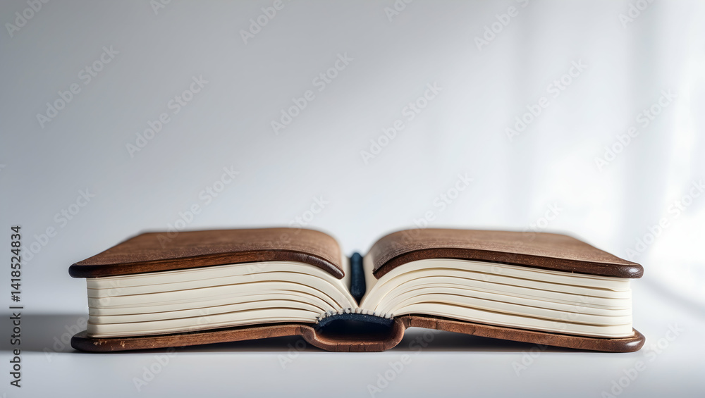 A stack of old books and an open book on a white wooden table suggest a journey into literature and the wisdom found within aged pages A stack of old books and an open book on a white wooden table suggest a journey into literature and the wisdom found within aged pages