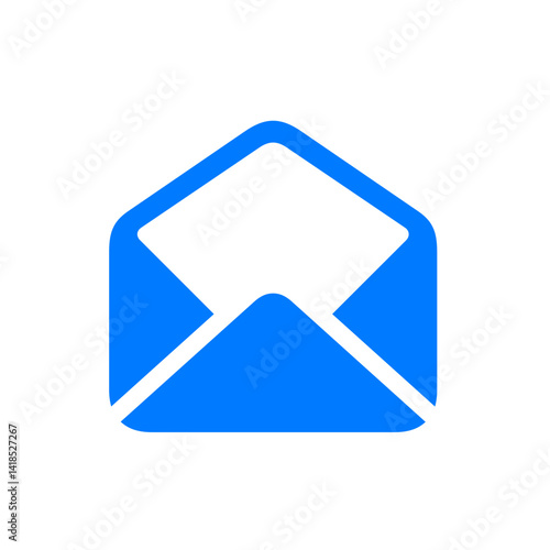 Filled Open Envelope Icon