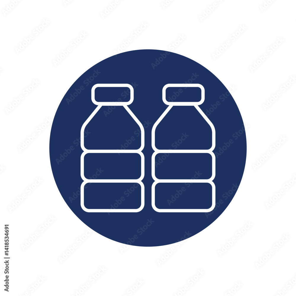Fototapeta premium Soda icon vector stock illustration