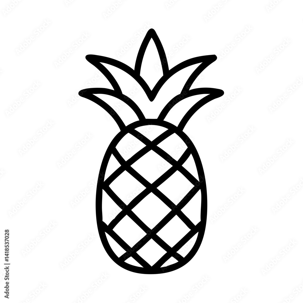 Pineapple Icon Design Creative Studio Graphic Art Modern Aesthetic Close-Up Vibrant Colors Pineapple Icon Design Creative Studio Graphic Art Modern Aesthetic Close-Up Vibrant Colors