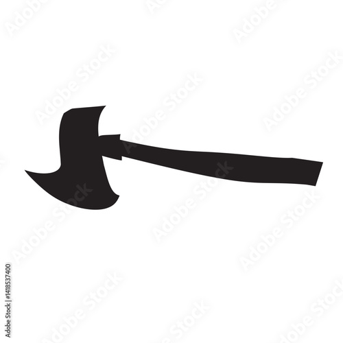 axe isolated on white background