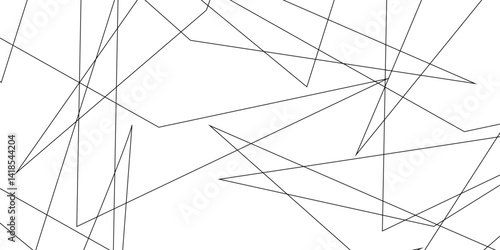 Abstract background with liens and triangles shape on white background. White and grey geometric overlapping rectangle pattern Geometric background soft shadows as patten ..White polygon textured .