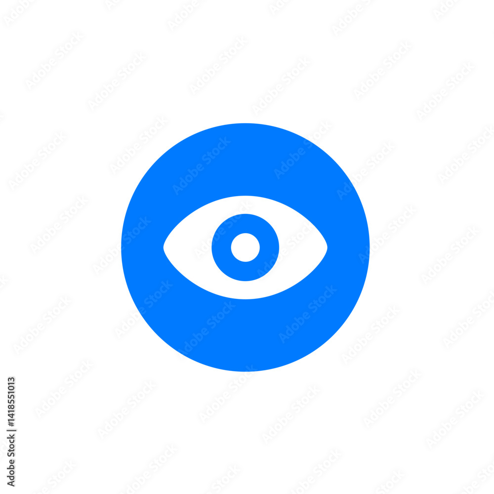 Filled Circle Eye Icon Filled Circle Eye Icon