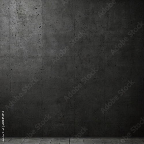 Wallpaper Mural Dark grey black textured concrete wall background Torontodigital.ca