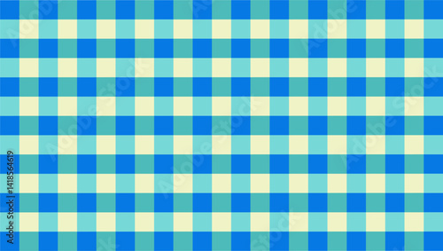 Gingham wallpaper backgrounds are perfect for adding a serene, sky-inspired touch.