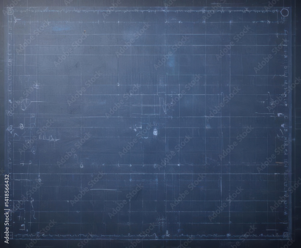 Blueprint photo effect template with grid & measurements for digital design projects , design element, image Blueprint photo effect template with grid & measurements for digital design projects , design element, image