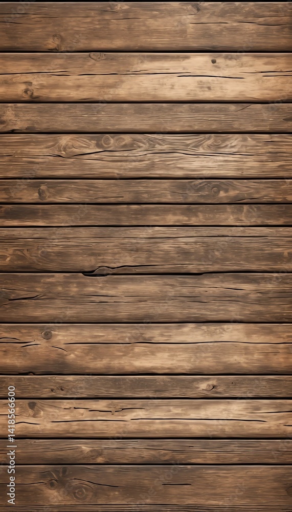 Fototapeta premium Rustic Brown Wooden Planks Background Texture Image Perfect for Design Projects