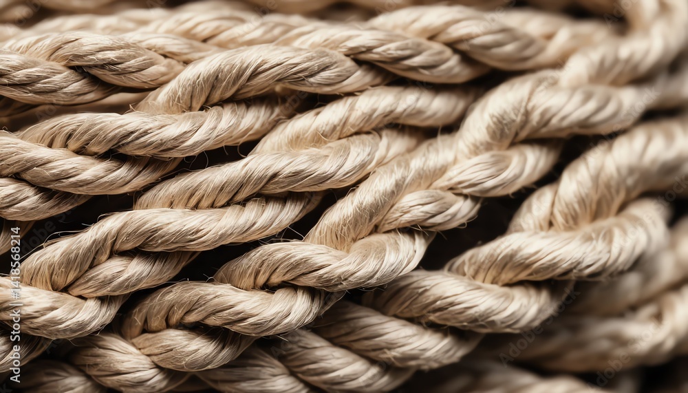 Close up Detailed Texture of Twisted Beige Hemp Rope Fibers Natural Material Background Close up Detailed Texture of Twisted Beige Hemp Rope Fibers Natural Material Background