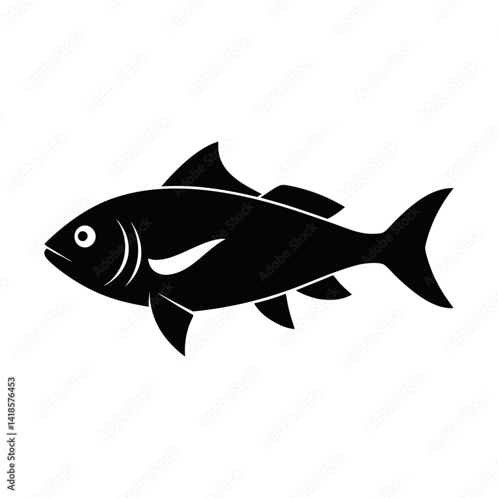 fish on a white background fish on a white background