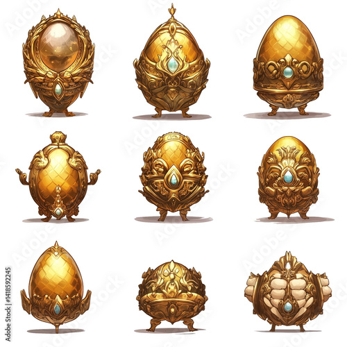 Egg material set(game item PNG)