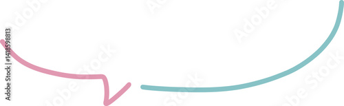 かわいい吹き出しのイラスト素材