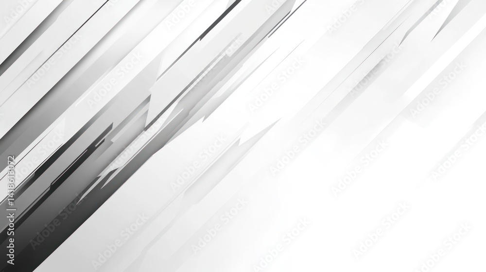 Obraz premium Abstract grayscale diagonal lines background, website header, modern design