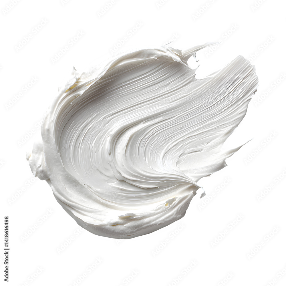 Body cream puddle, white skincare product isolated on white, top view, clipping path --v 7.0 Body cream puddle, white skincare product isolated on white, top view, clipping path --v 7.0