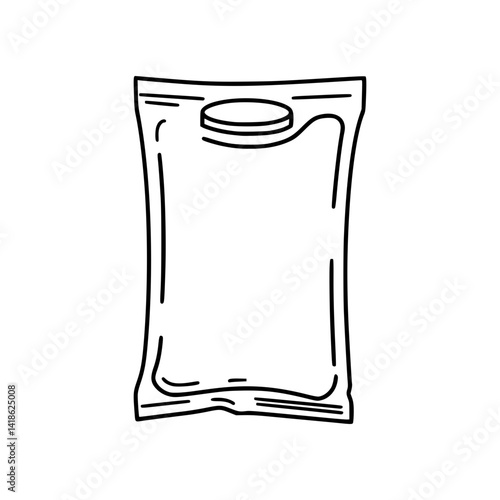 Line Art of Clean  Cold Pack - Injury Pain Relief Device