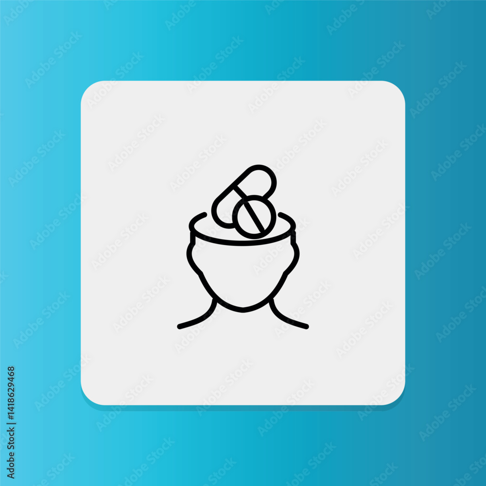 Obraz premium A person holding a pill bottle, symbolizing medication support in mental health treatment.