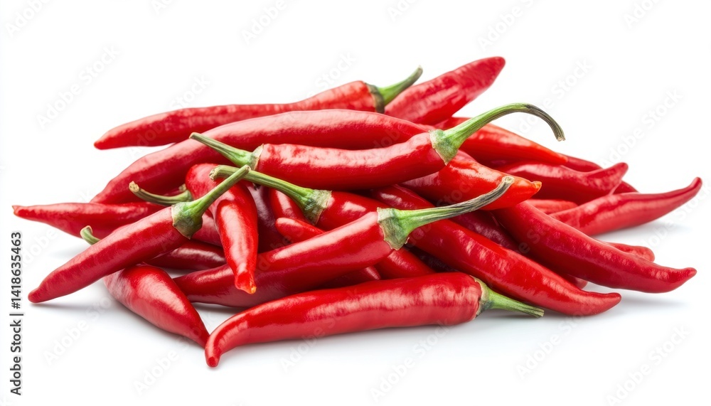 Fresh Red Chili Peppers for Cooking and Culinary Use Fresh Red Chili Peppers for Cooking and Culinary Use