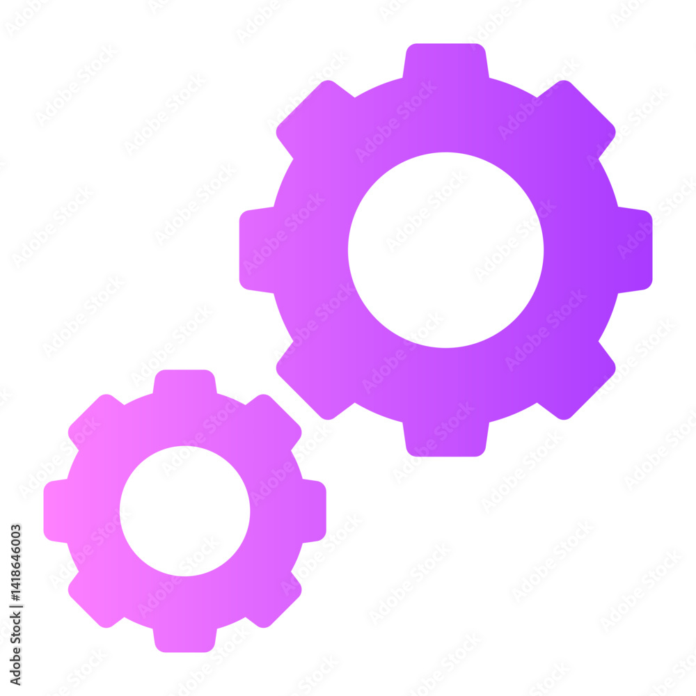 gear gradient icon gear gradient icon