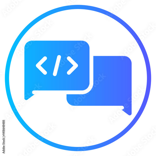 Free Download chat gradient icon - GFXLoad